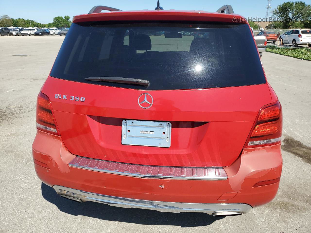 2013 Mercedes-benz Glk 350 Red vin: WDCGG5HBXDG150072