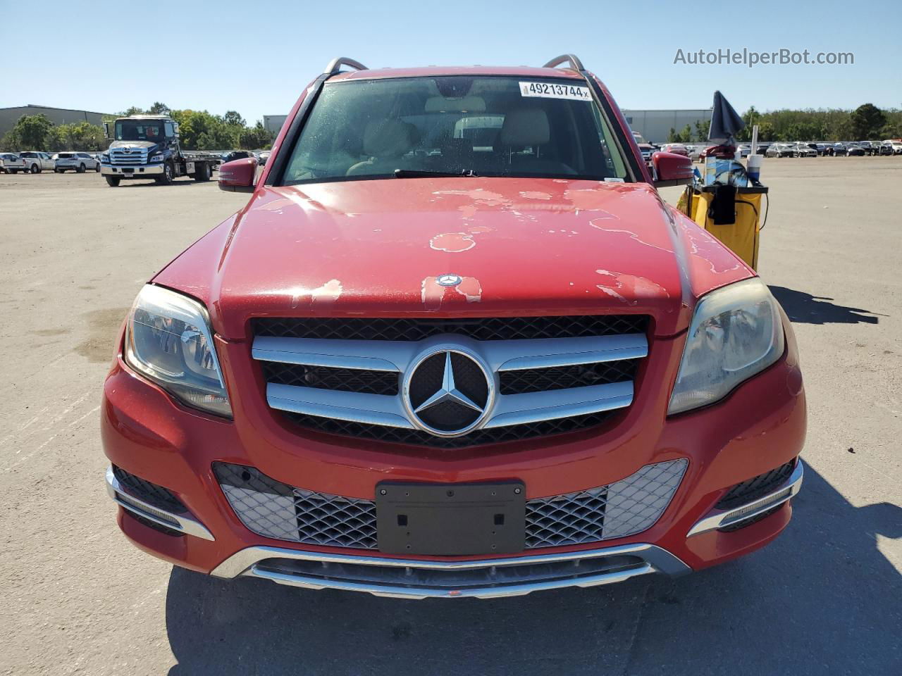 2013 Mercedes-benz Glk 350 Red vin: WDCGG5HBXDG150072