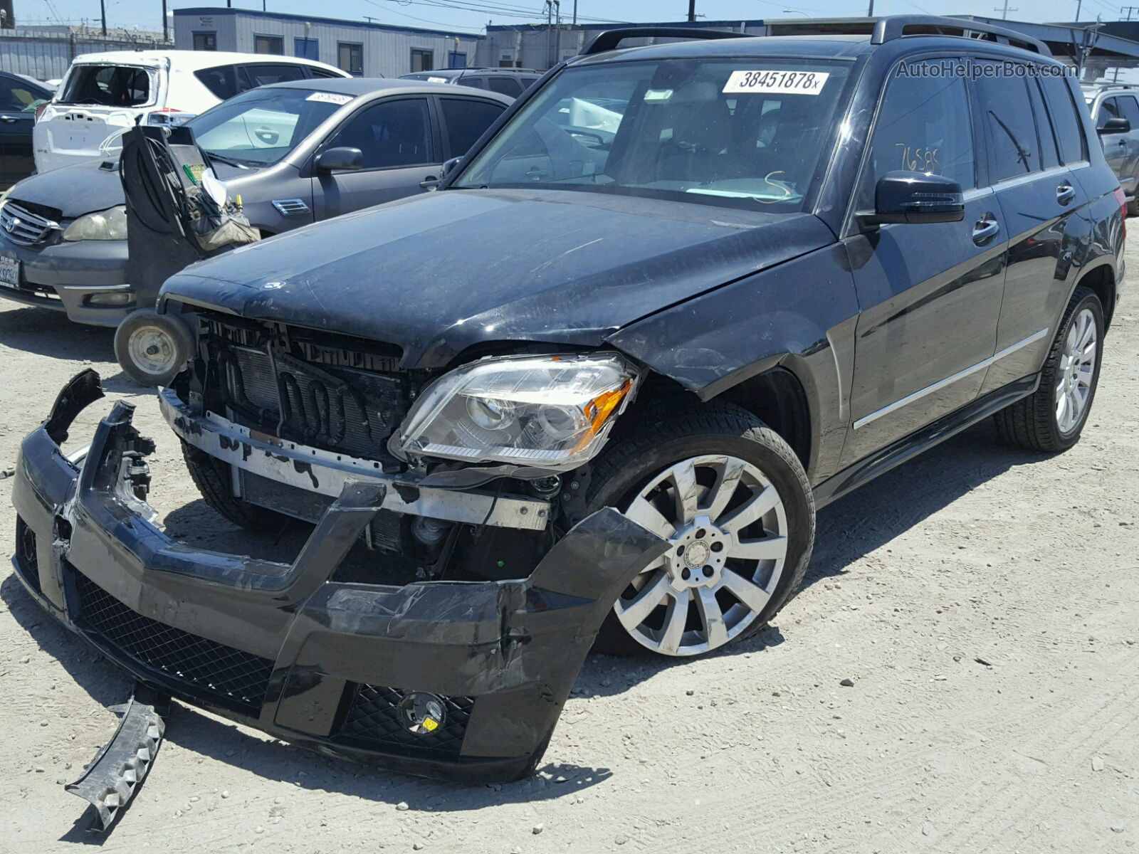 2012 Mercedes-benz Glk 350 4matic Black vin: WDCGG8HB8CF850159