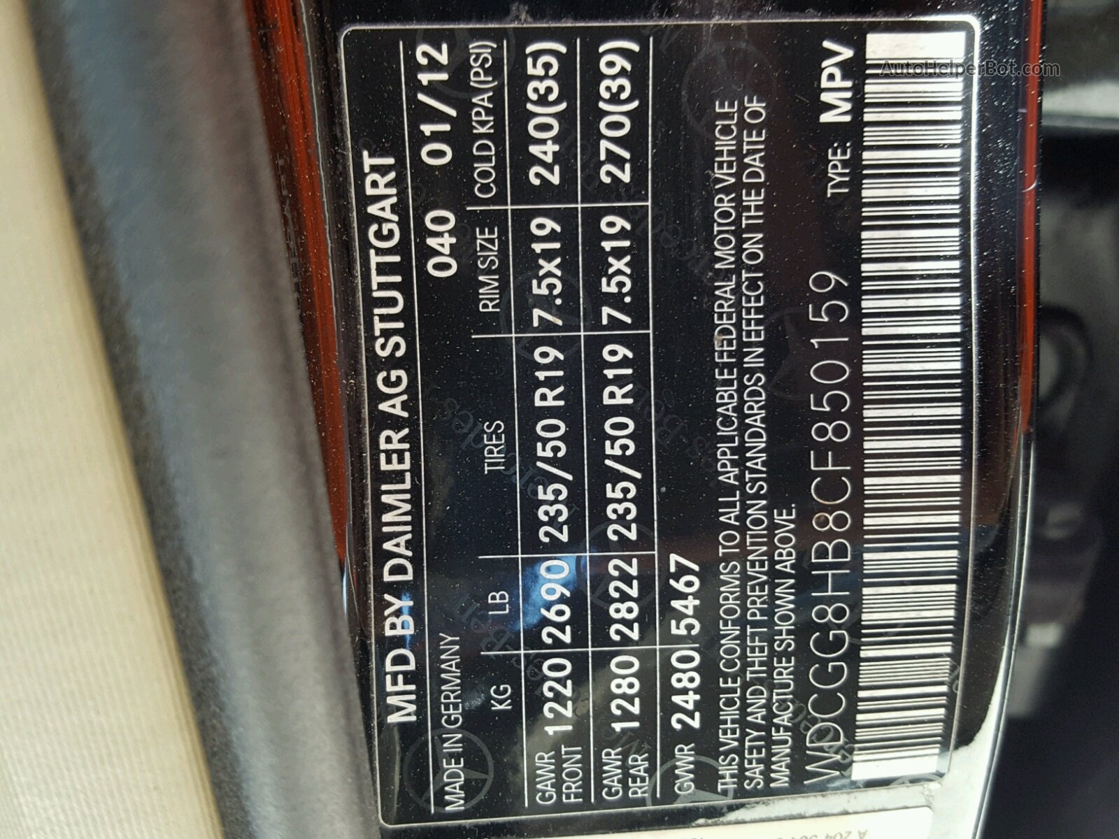 2012 Mercedes-benz Glk 350 4matic Черный vin: WDCGG8HB8CF850159