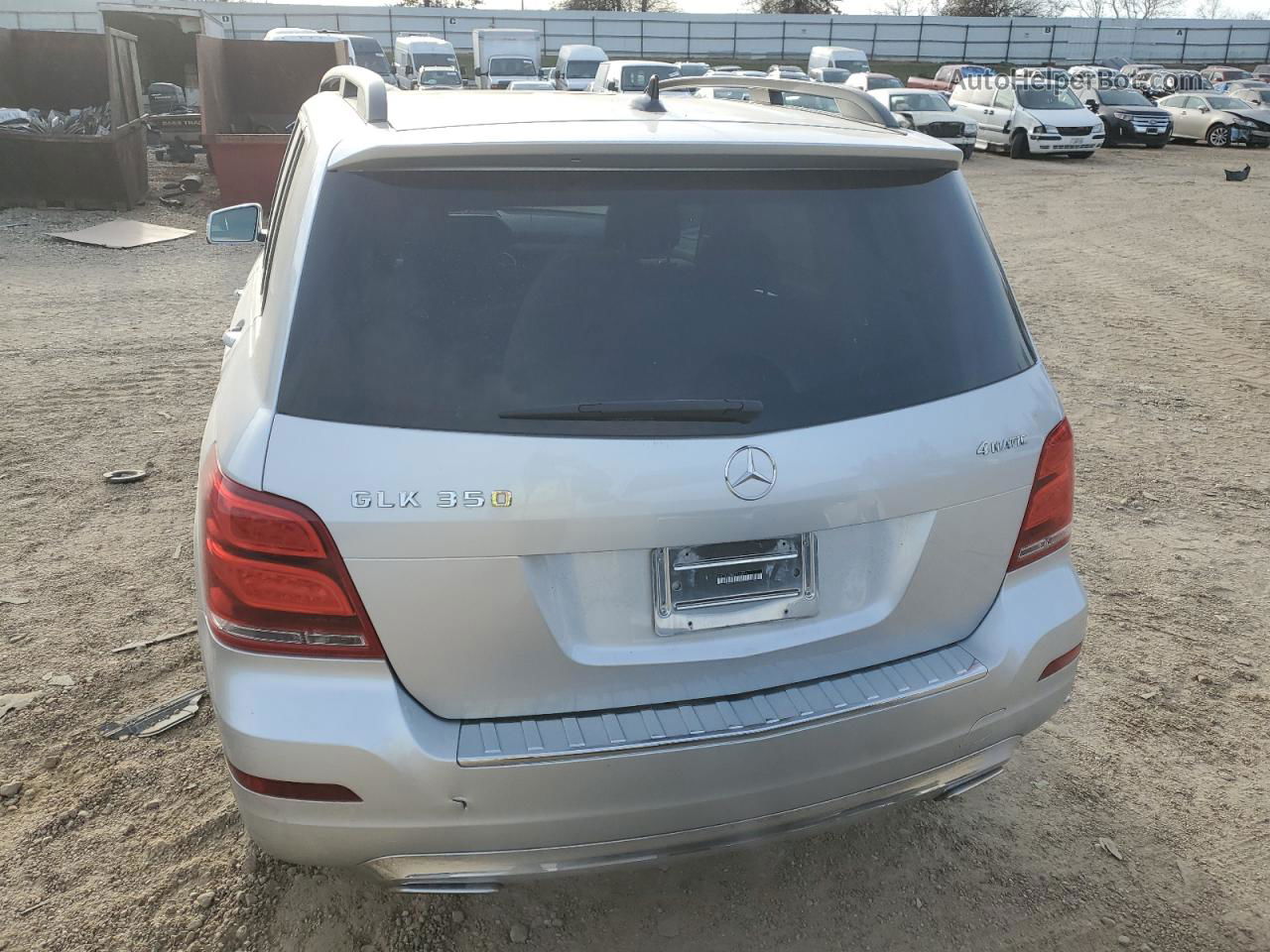 2013 Mercedes-benz Glk 350 4matic Silver vin: WDCGG8JB0DF970615