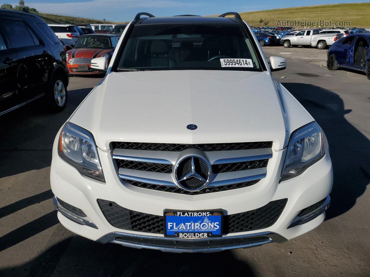 2013 Mercedes-benz Glk 350 4matic White vin: WDCGG8JB0DF979699