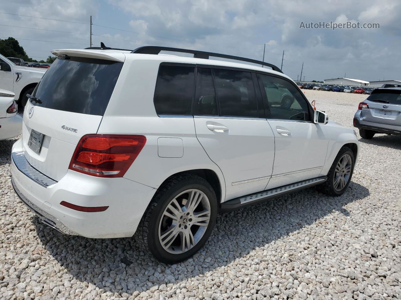 2013 Mercedes-benz Glk 350 4matic White vin: WDCGG8JB0DG014688