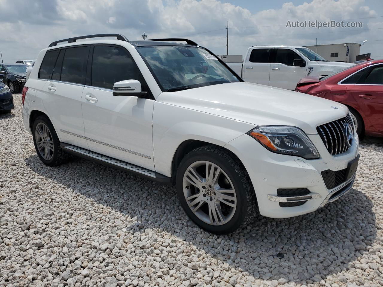 2013 Mercedes-benz Glk 350 4matic White vin: WDCGG8JB0DG014688