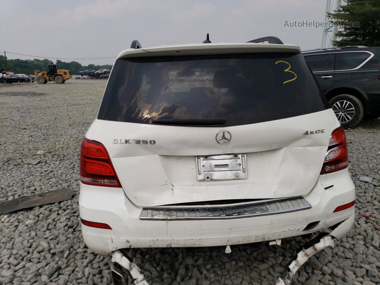 2013 Mercedes-benz Glk 350 4matic Белый vin: WDCGG8JB0DG047108