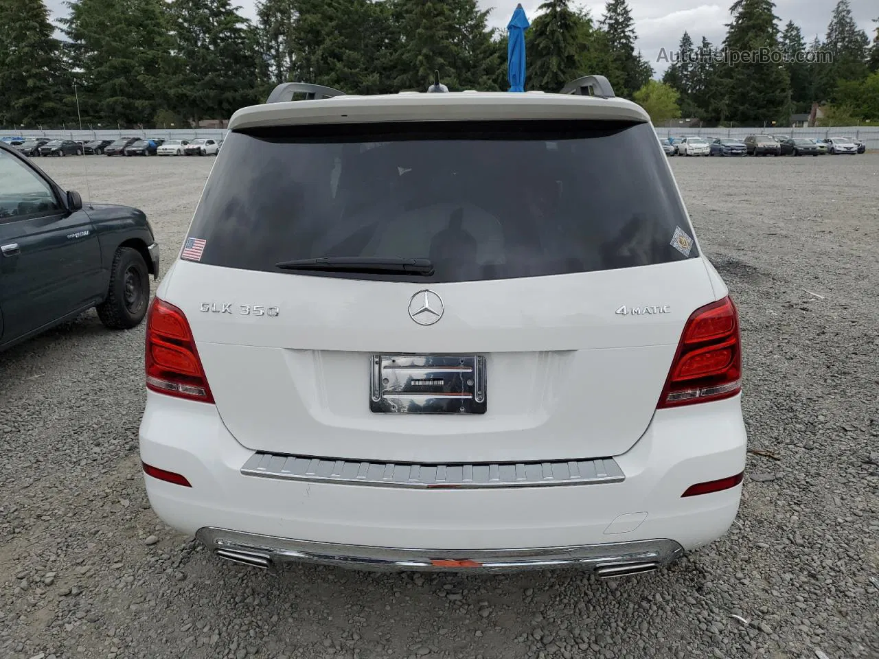 2013 Mercedes-benz Glk 350 4matic Белый vin: WDCGG8JB0DG066483