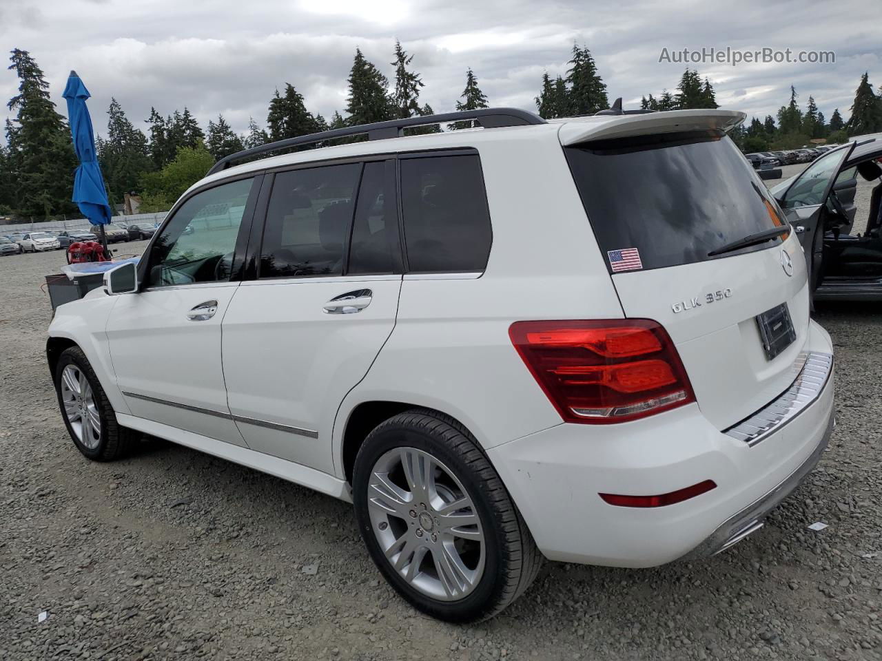 2013 Mercedes-benz Glk 350 4matic Белый vin: WDCGG8JB0DG066483