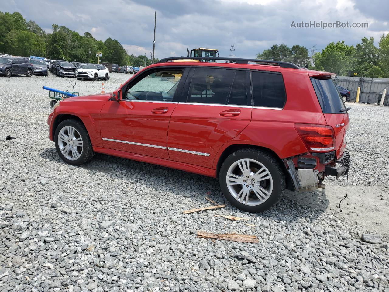 2013 Mercedes-benz Glk 350 4matic Красный vin: WDCGG8JB1DF974270