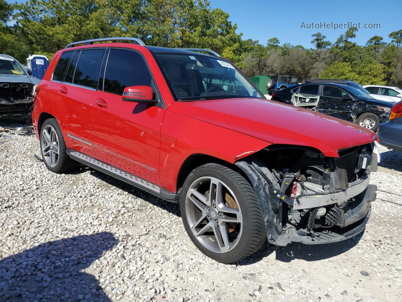 2013 Mercedes-benz Glk 350 4matic Красный vin: WDCGG8JB1DG030320