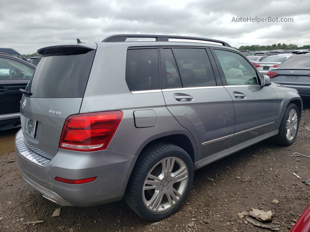 2013 Mercedes-benz Glk 350 4matic Серый vin: WDCGG8JB1DG076343