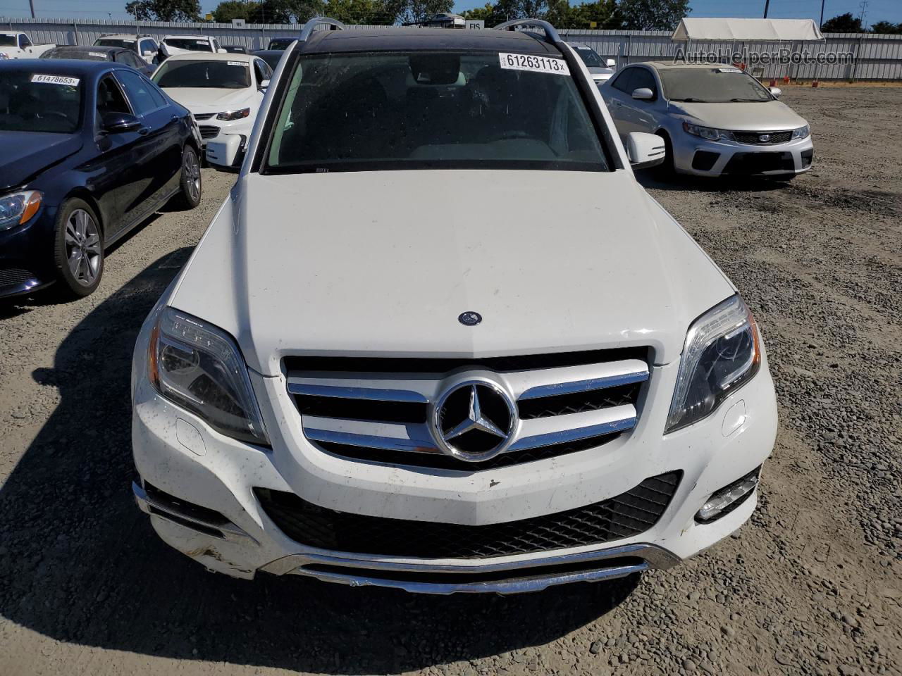 2013 Mercedes-benz Glk 350 4matic White vin: WDCGG8JB2DF986640