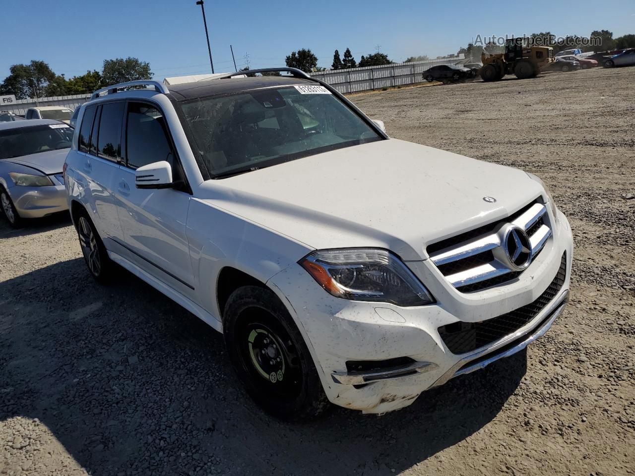 2013 Mercedes-benz Glk 350 4matic White vin: WDCGG8JB2DF986640