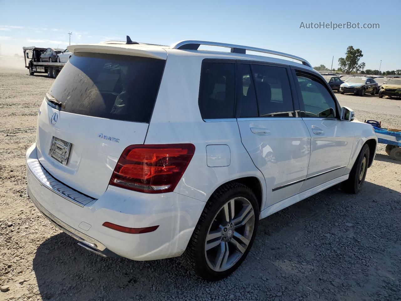 2013 Mercedes-benz Glk 350 4matic Белый vin: WDCGG8JB2DF986640