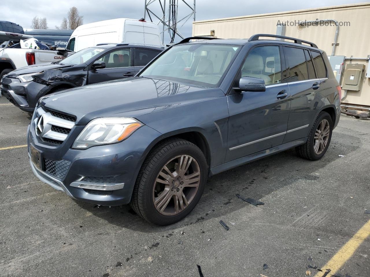 2013 Mercedes-benz Glk 350 4matic Blue vin: WDCGG8JB2DF997802