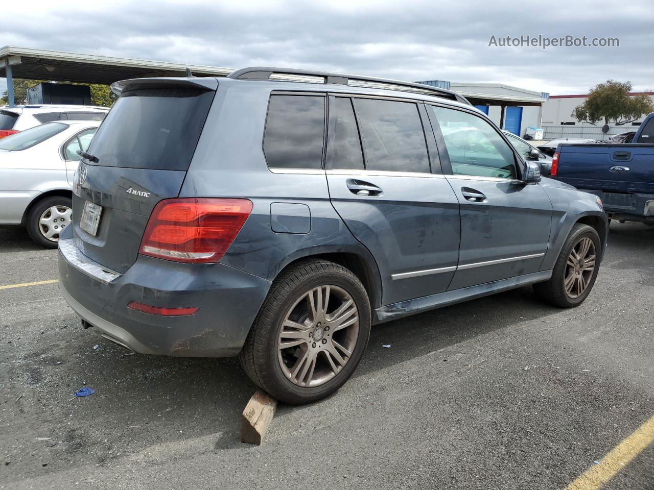 2013 Mercedes-benz Glk 350 4matic Blue vin: WDCGG8JB2DF997802