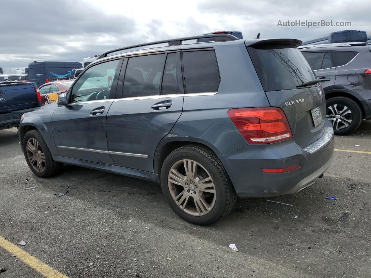 2013 Mercedes-benz Glk 350 4matic Blue vin: WDCGG8JB2DF997802