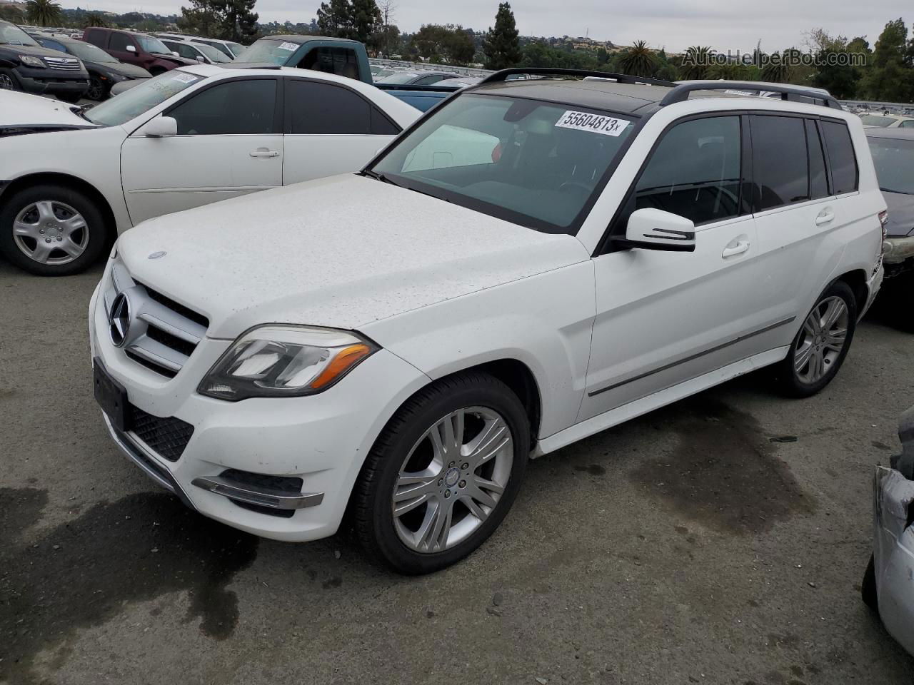 2013 Mercedes-benz Glk 350 4matic White vin: WDCGG8JB2DG124030