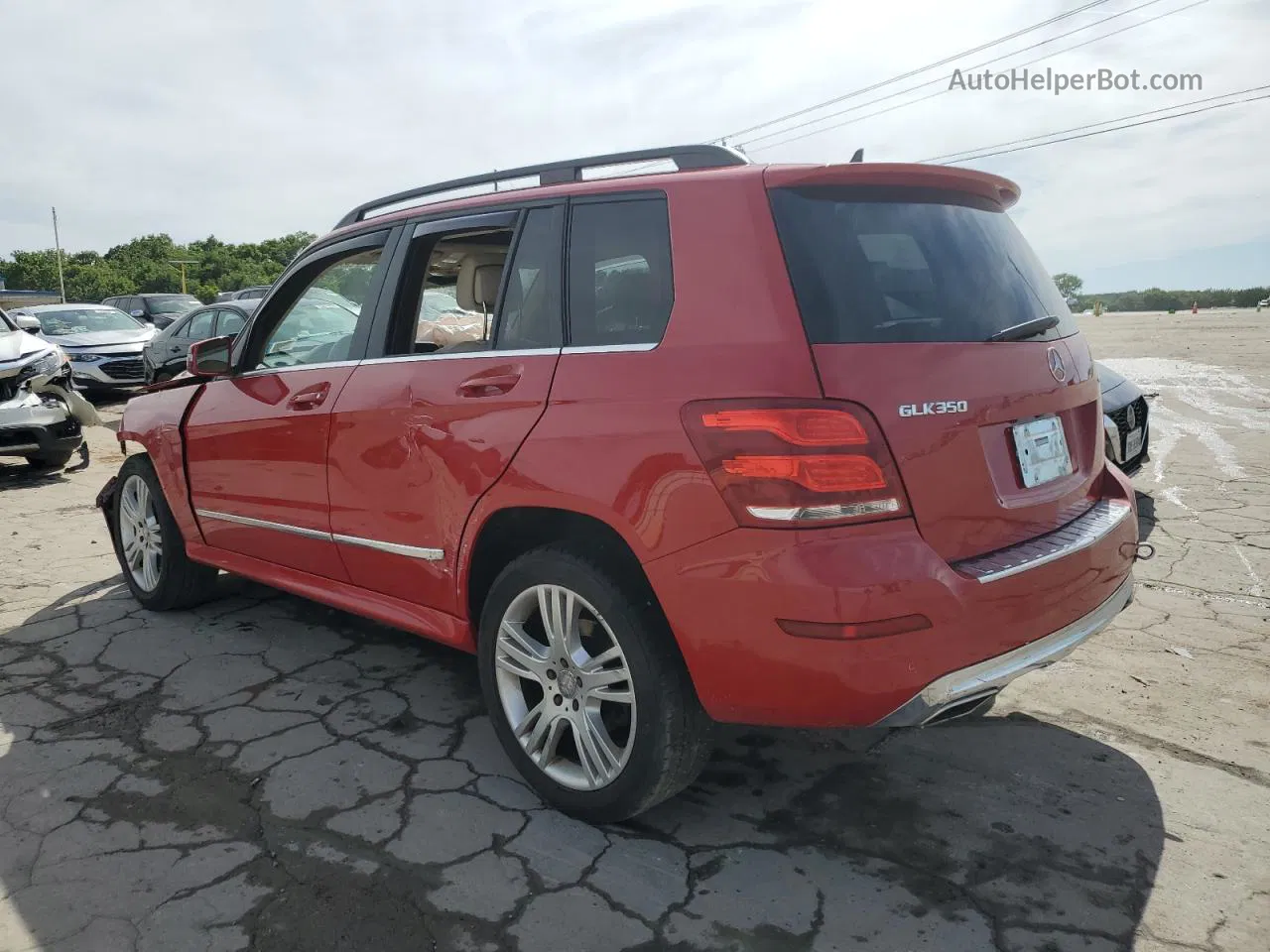 2013 Mercedes-benz Glk 350 4matic Red vin: WDCGG8JB3DF972956