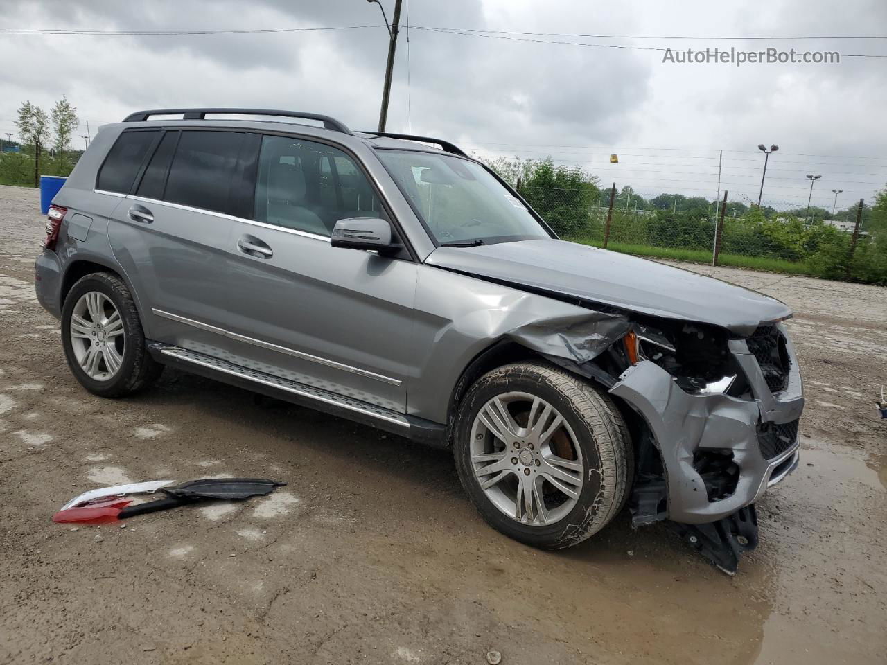 2013 Mercedes-benz Glk 350 4matic Silver vin: WDCGG8JB3DF980569