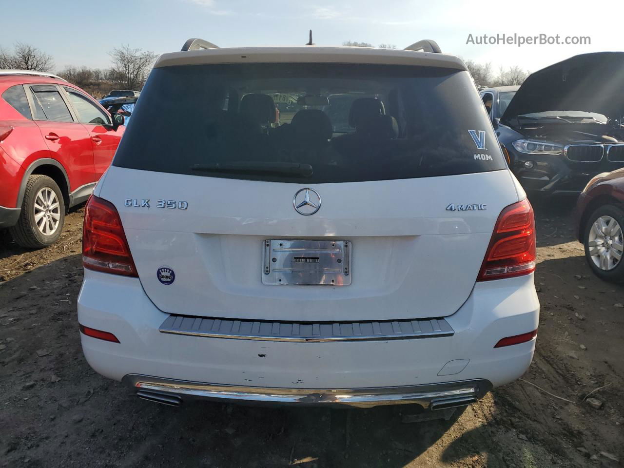 2013 Mercedes-benz Glk 350 4matic White vin: WDCGG8JB3DG053338