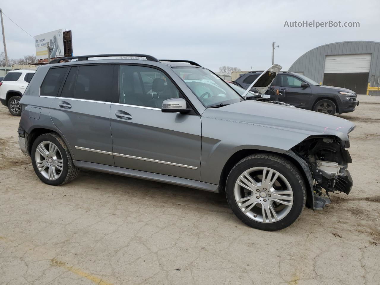 2013 Mercedes-benz Glk 350 4matic Gray vin: WDCGG8JB3DG114381