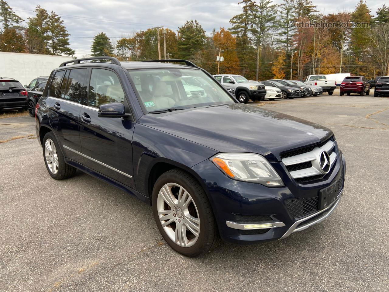 2013 Mercedes-benz Glk 350 4matic Blue vin: WDCGG8JB3DG114395