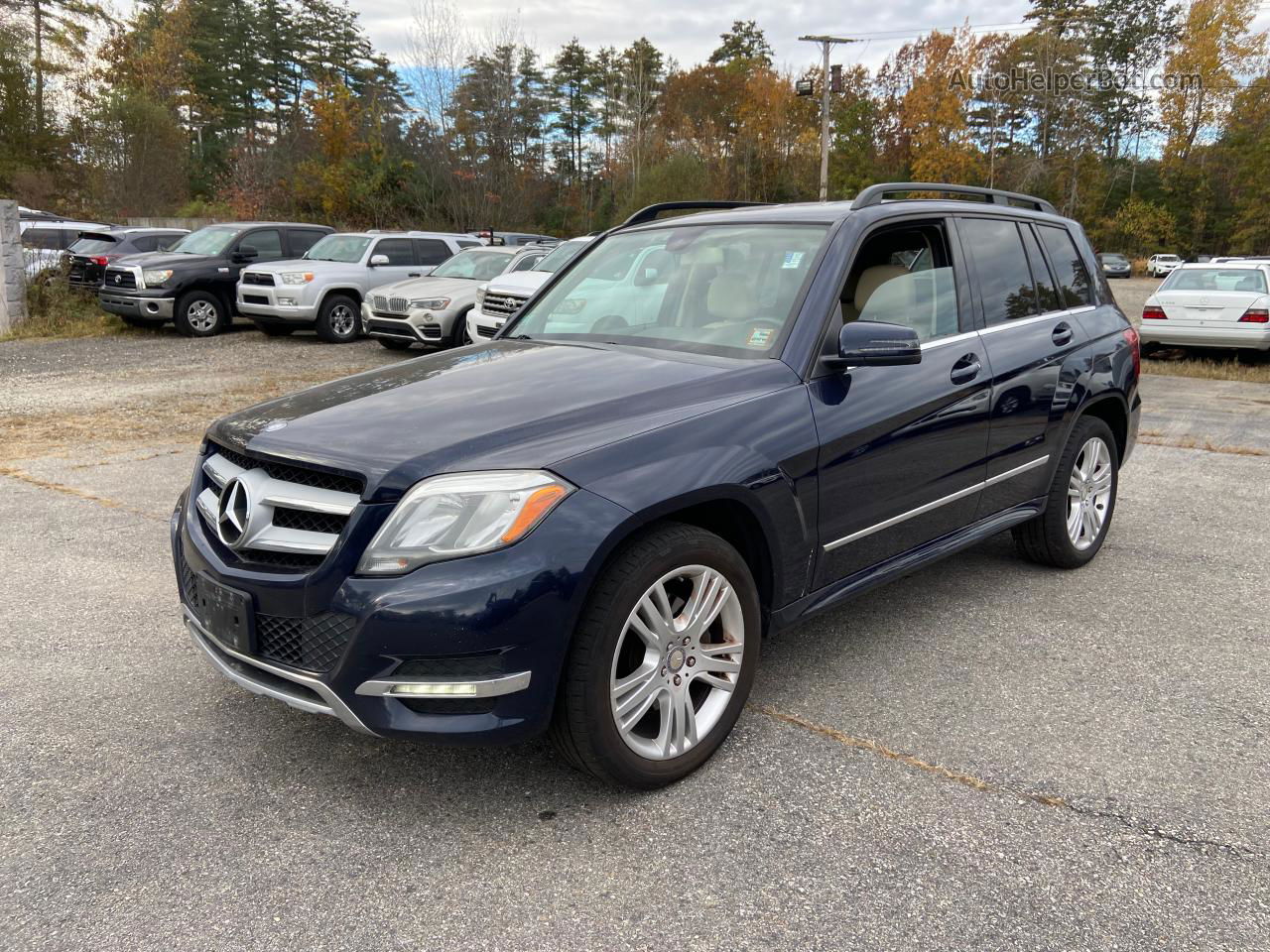 2013 Mercedes-benz Glk 350 4matic Blue vin: WDCGG8JB3DG114395