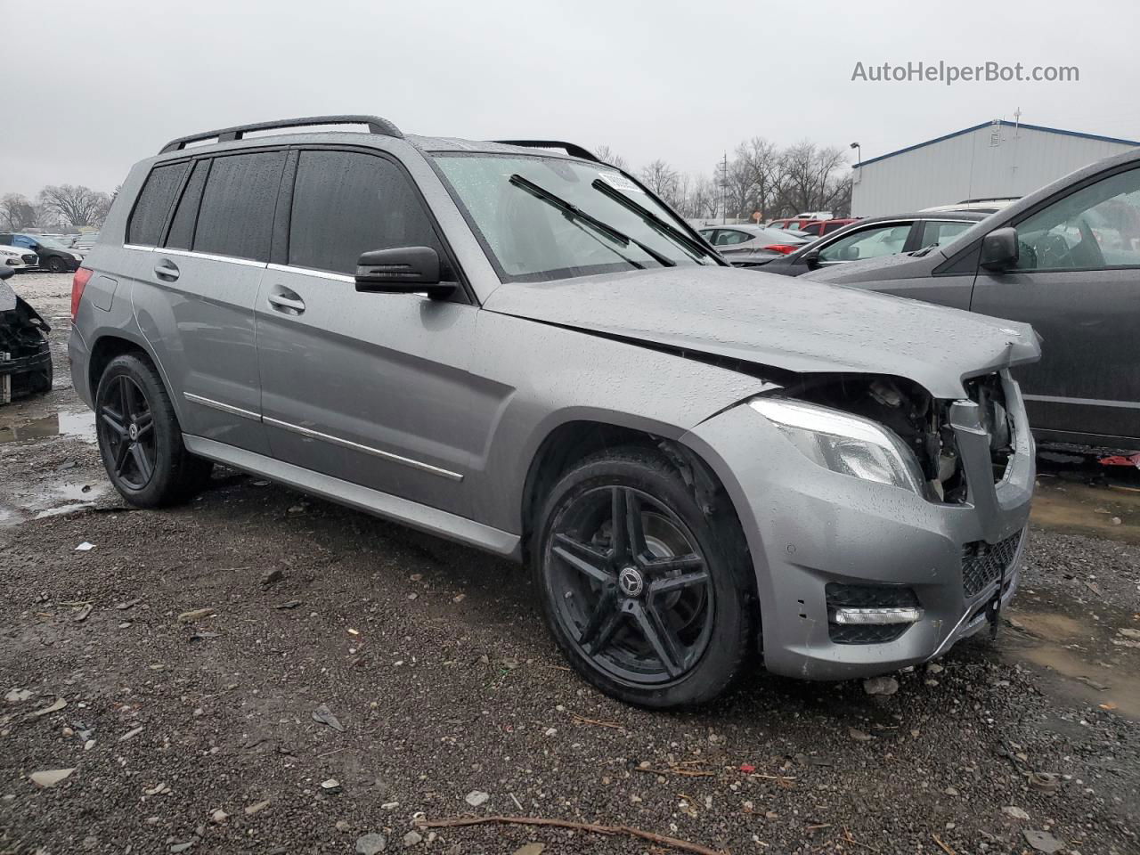 2013 Mercedes-benz Glk 350 4matic Silver vin: WDCGG8JB3DG123517