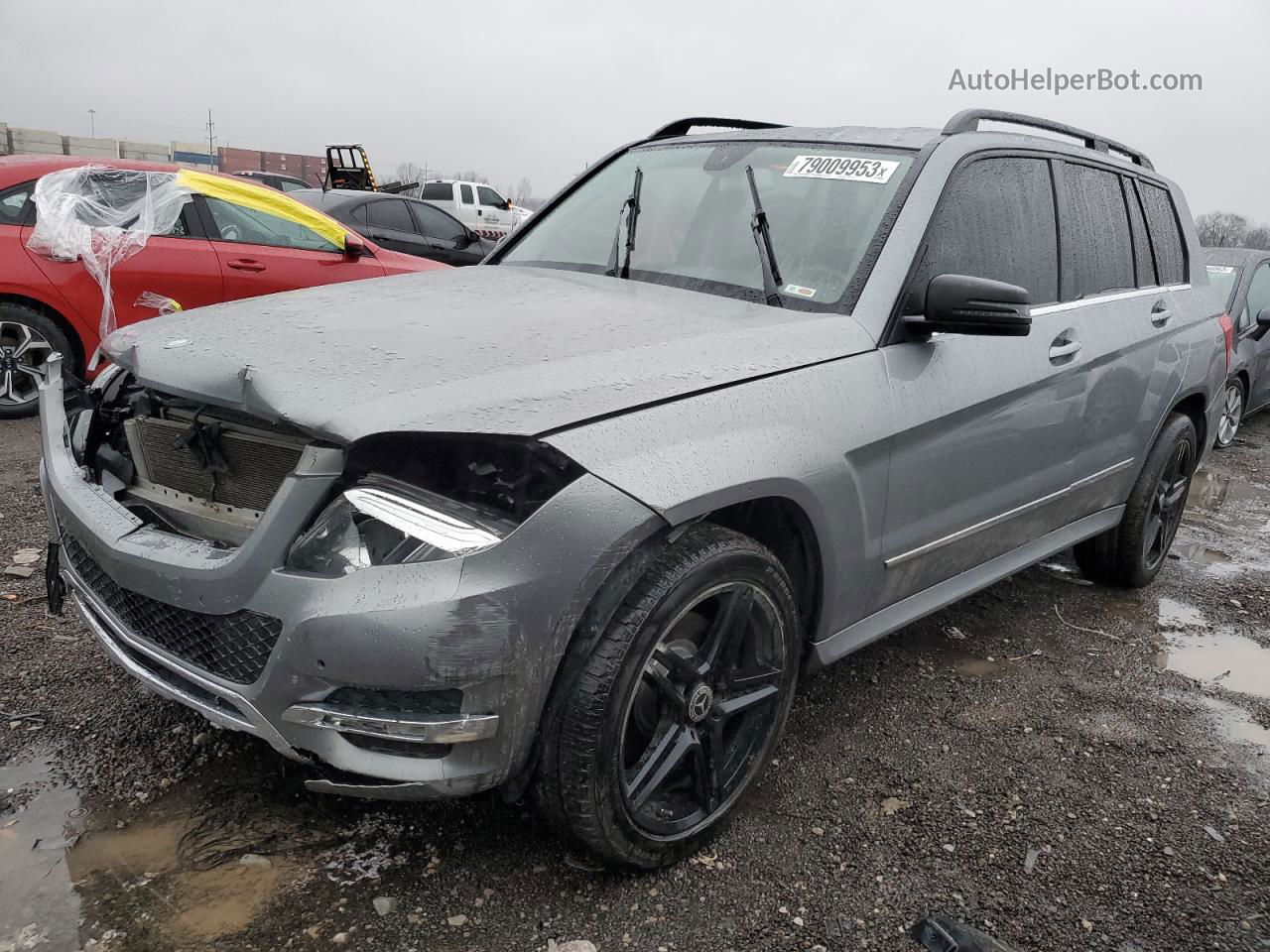 2013 Mercedes-benz Glk 350 4matic Серебряный vin: WDCGG8JB3DG123517