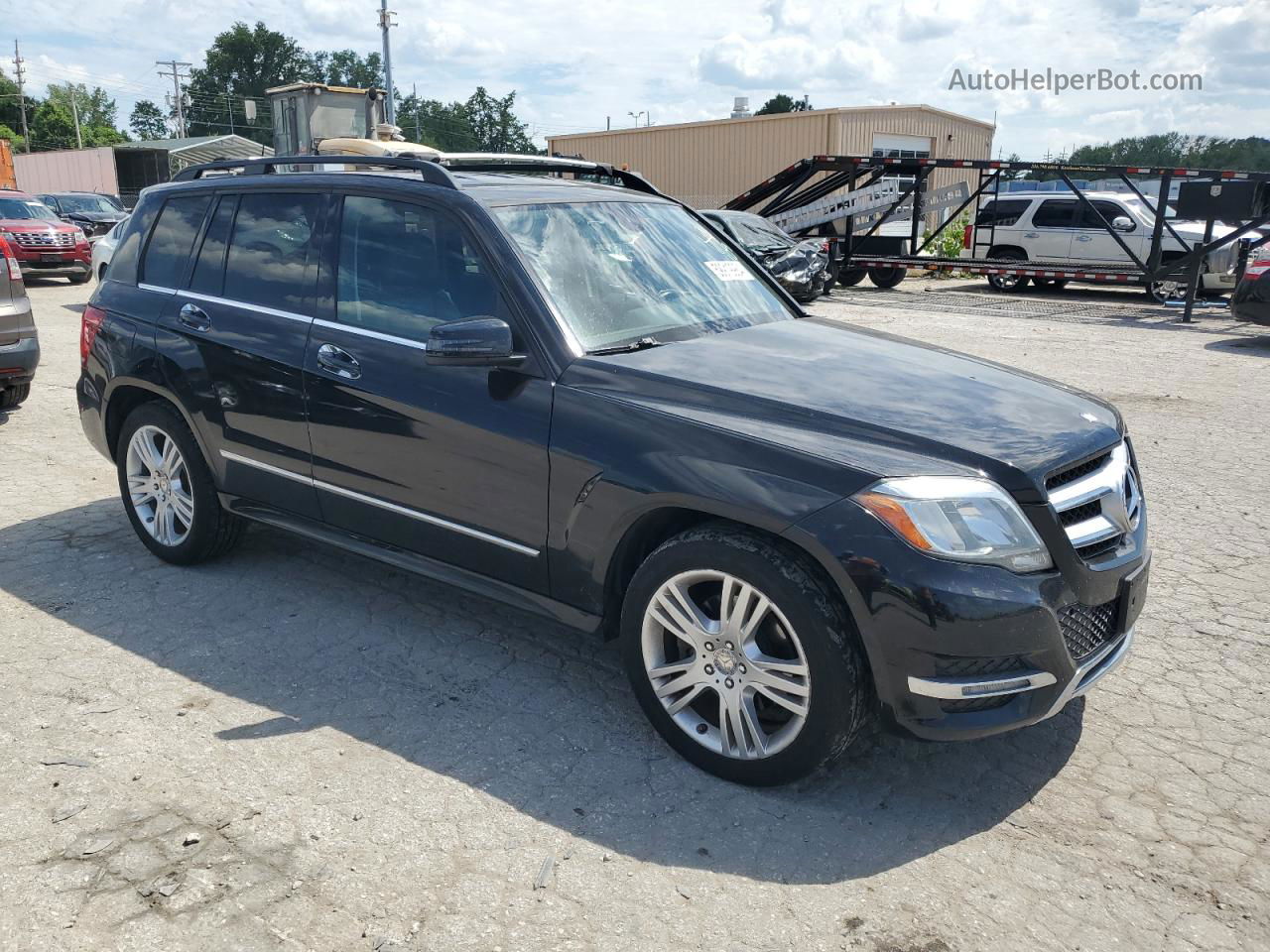 2013 Mercedes-benz Glk 350 4matic Black vin: WDCGG8JB3DG128894