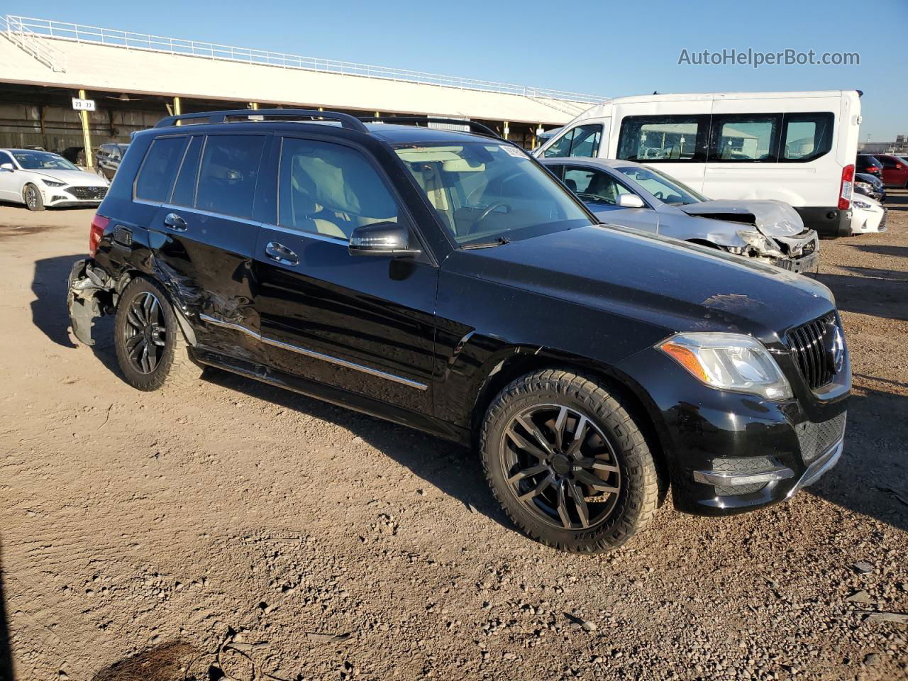 2013 Mercedes-benz Glk 350 4matic Black vin: WDCGG8JB4DF955180