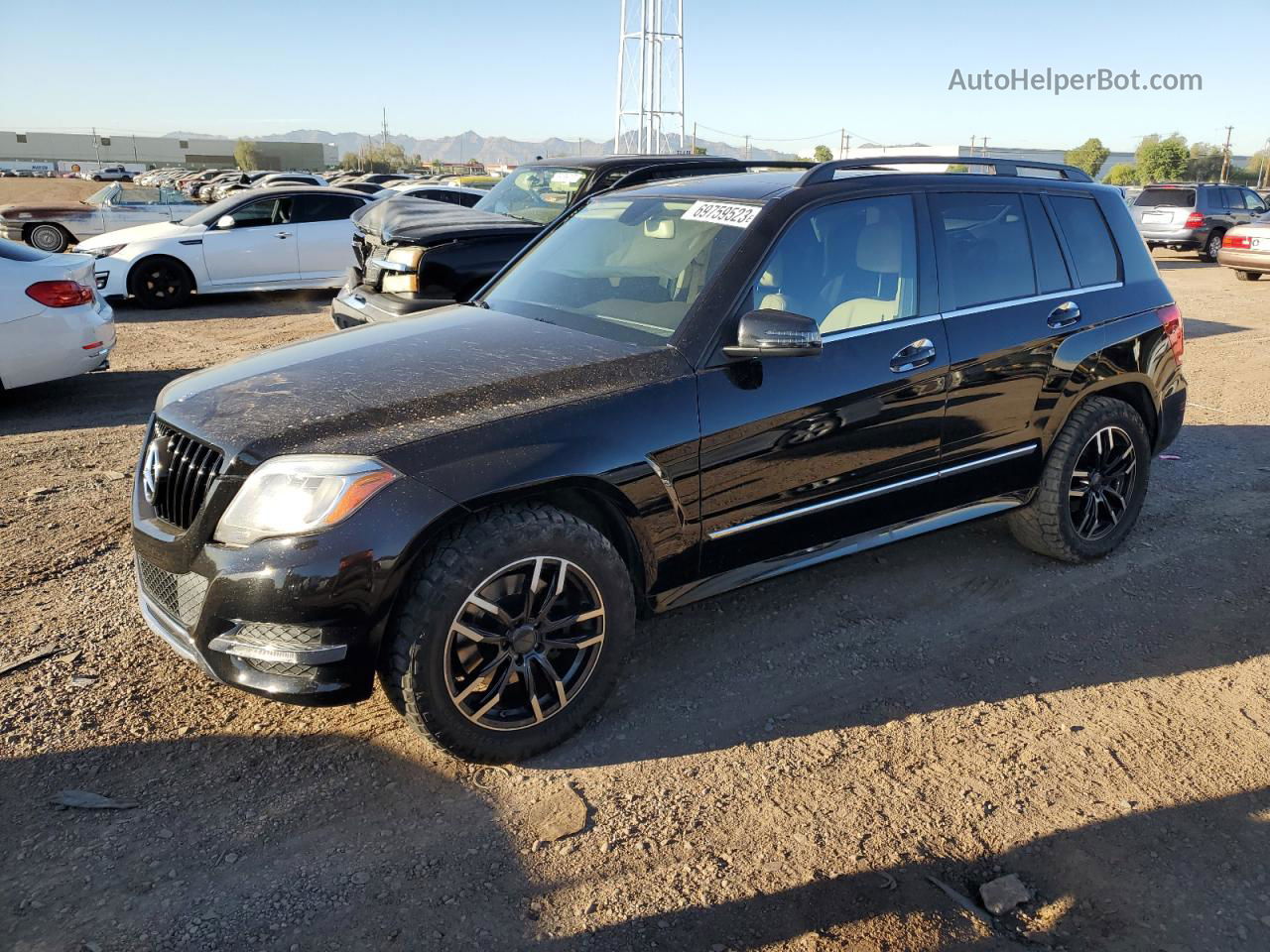 2013 Mercedes-benz Glk 350 4matic Black vin: WDCGG8JB4DF955180