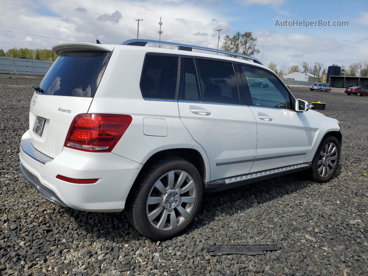 2013 Mercedes-benz Glk 350 4matic Белый vin: WDCGG8JB4DG008098