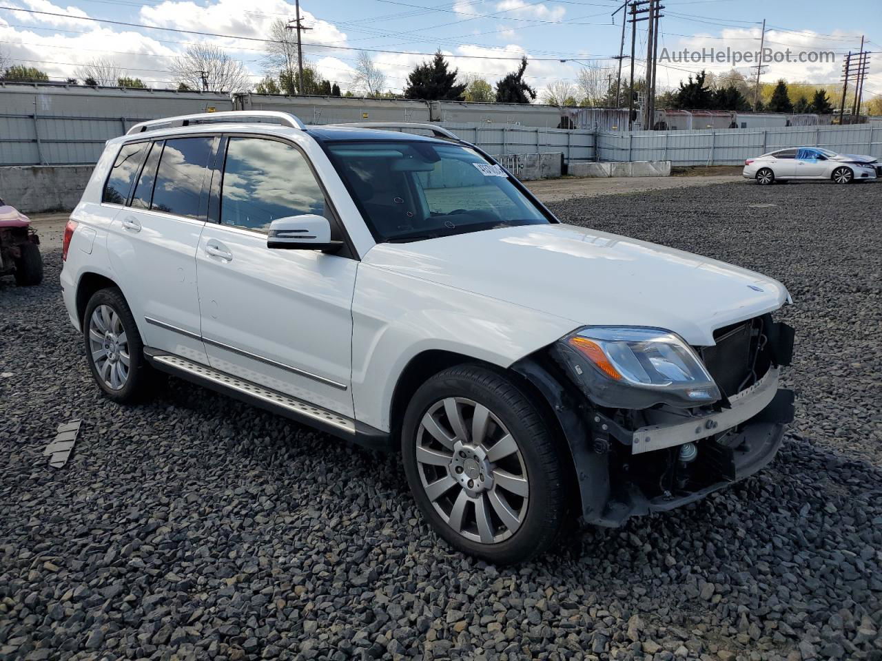 2013 Mercedes-benz Glk 350 4matic Белый vin: WDCGG8JB4DG008098