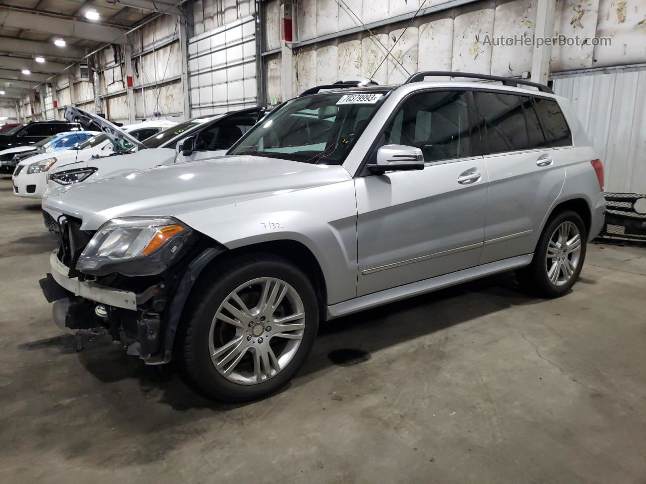 2013 Mercedes-benz Glk 350 4matic Silver vin: WDCGG8JB4DG081861