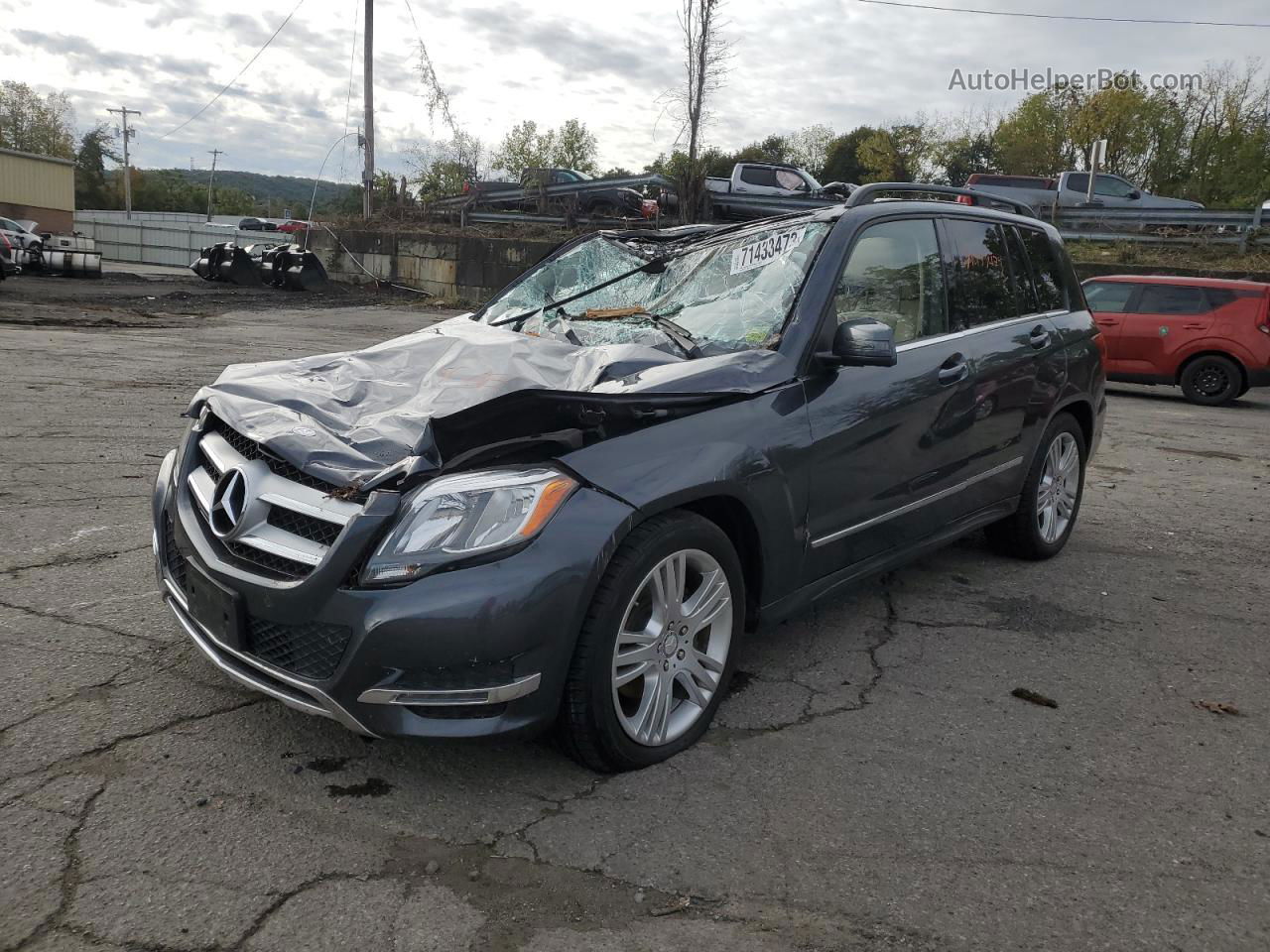 2013 Mercedes-benz Glk 350 4matic Gray vin: WDCGG8JB4DG093539