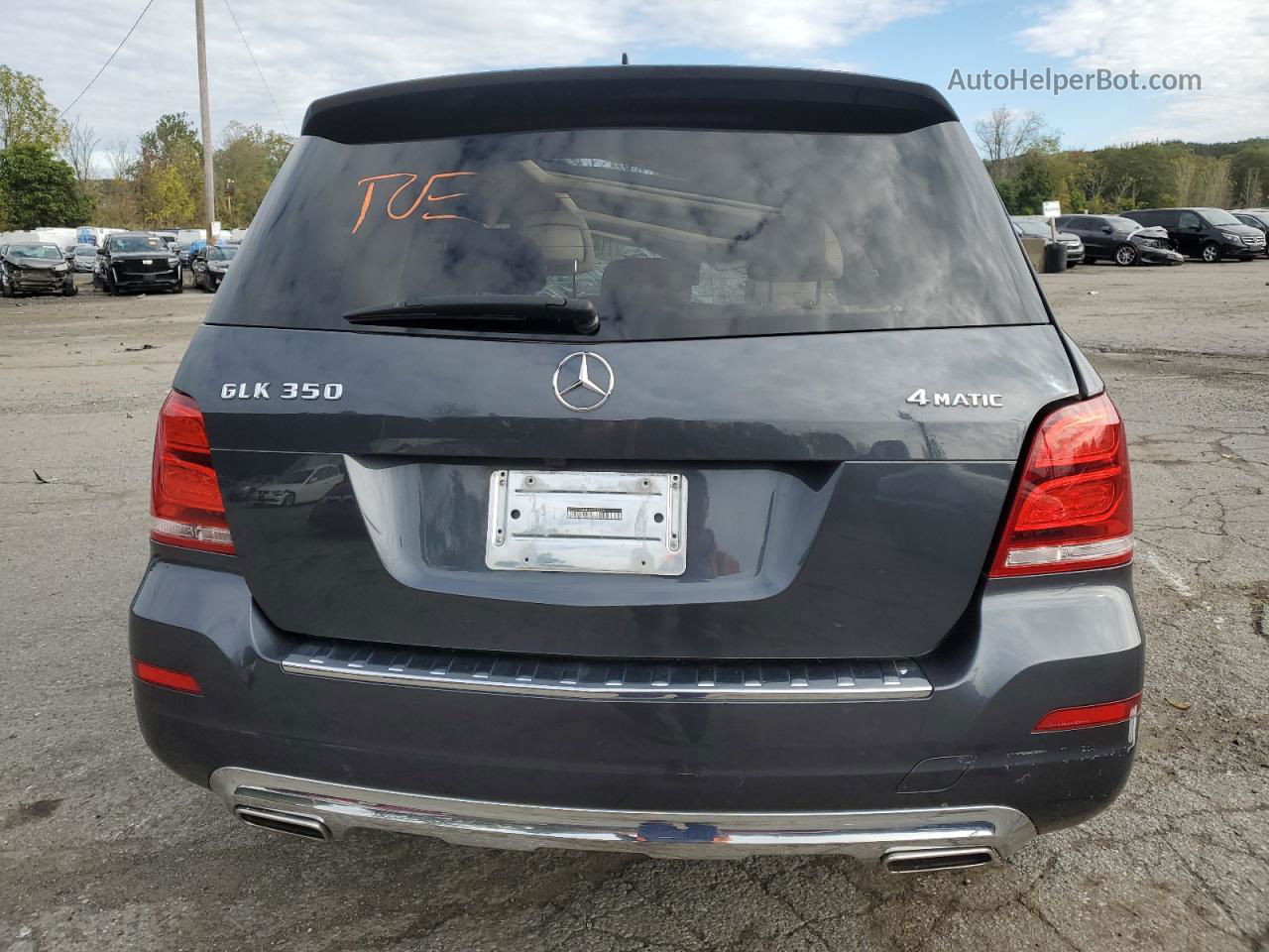 2013 Mercedes-benz Glk 350 4matic Gray vin: WDCGG8JB4DG093539