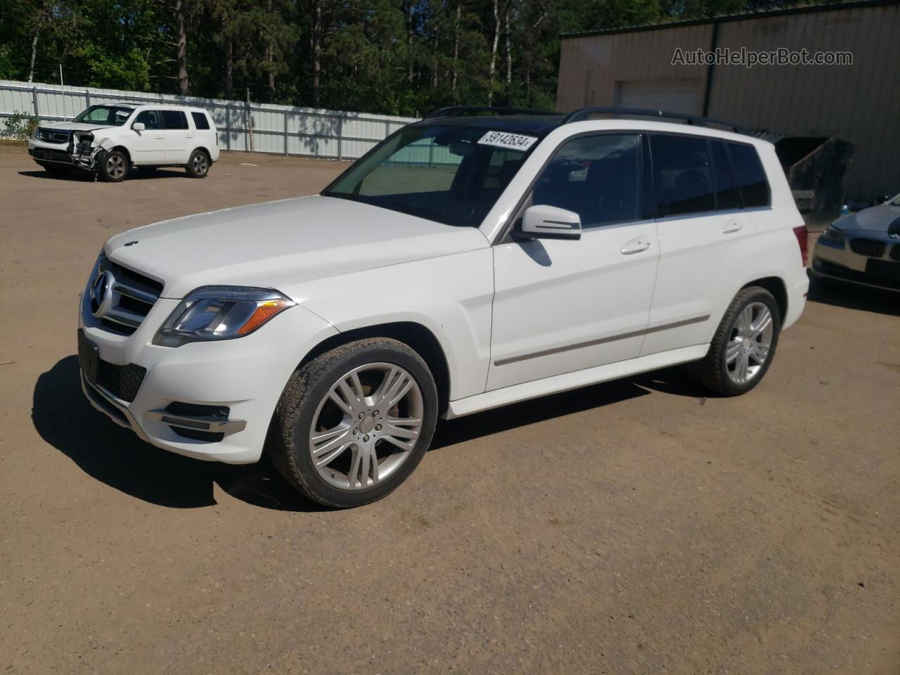 2013 Mercedes-benz Glk 350 4matic Белый vin: WDCGG8JB4DG106225