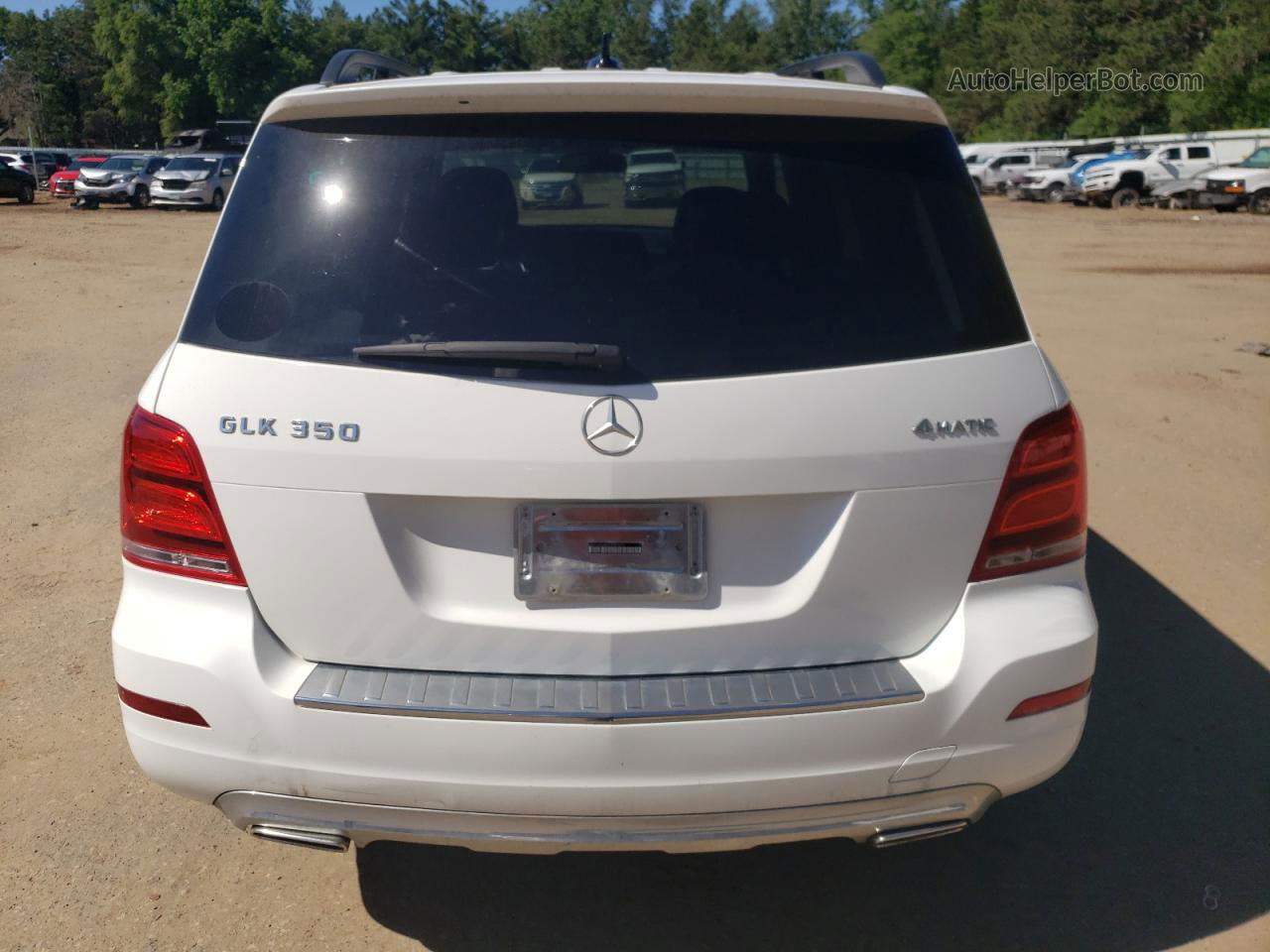 2013 Mercedes-benz Glk 350 4matic White vin: WDCGG8JB4DG106225