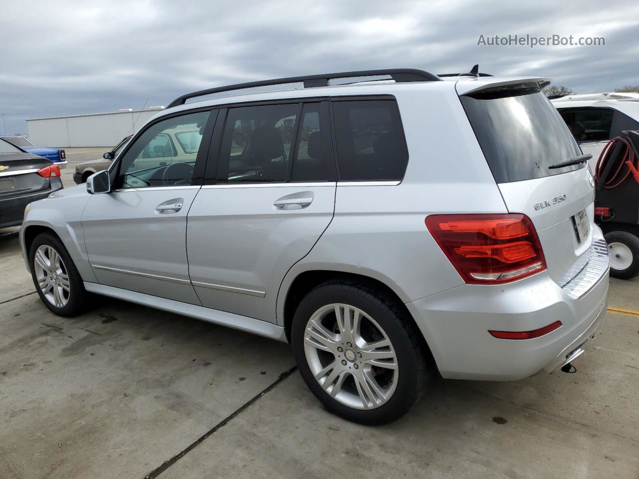 2013 Mercedes-benz Glk 350 4matic Silver vin: WDCGG8JB4DG127494