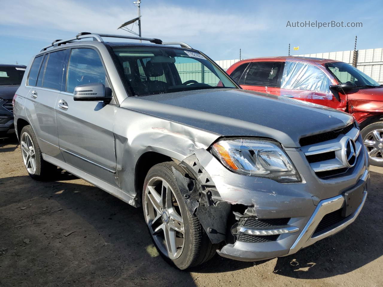 2013 Mercedes-benz Glk 350 4matic Silver vin: WDCGG8JB5DF943653