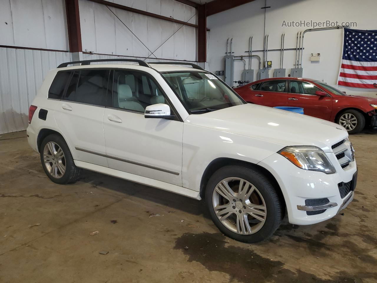 2013 Mercedes-benz Glk 350 4matic White vin: WDCGG8JB5DG020941