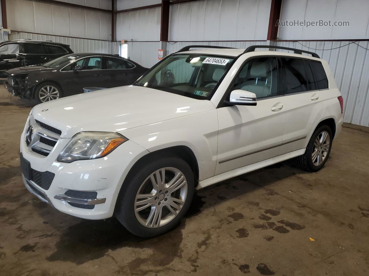 2013 Mercedes-benz Glk 350 4matic White vin: WDCGG8JB5DG020941