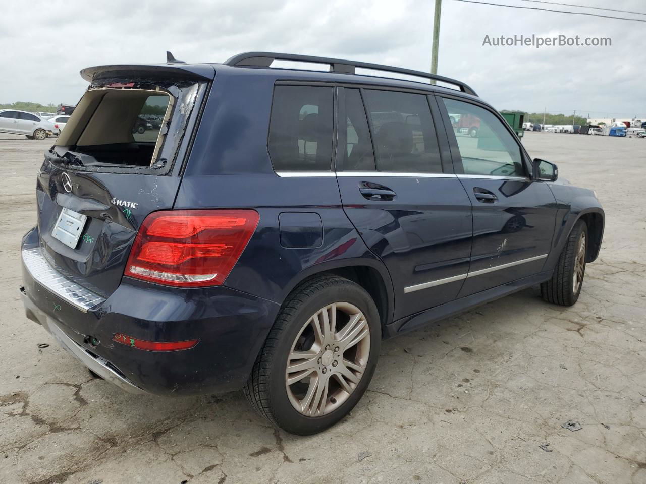 2013 Mercedes-benz Glk 350 4matic Blue vin: WDCGG8JB5DG056726