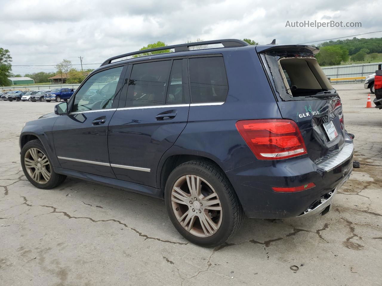 2013 Mercedes-benz Glk 350 4matic Blue vin: WDCGG8JB5DG056726