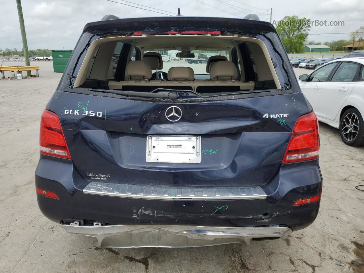 2013 Mercedes-benz Glk 350 4matic Blue vin: WDCGG8JB5DG056726