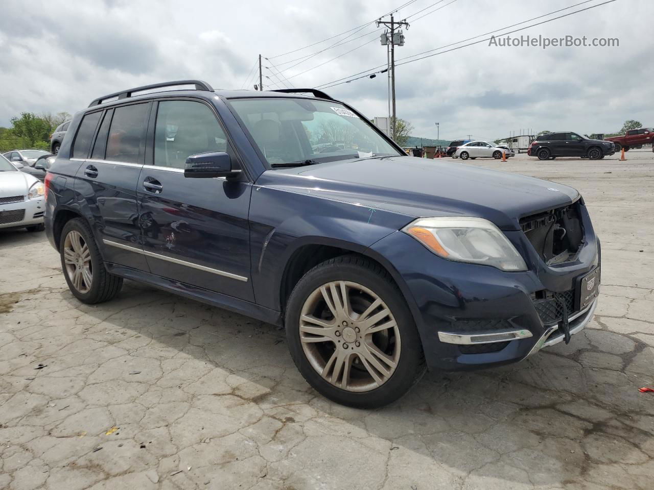 2013 Mercedes-benz Glk 350 4matic Blue vin: WDCGG8JB5DG056726