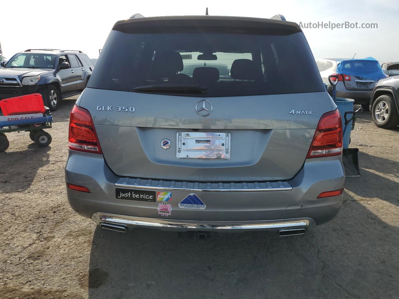 2013 Mercedes-benz Glk 350 4matic Silver vin: WDCGG8JB5DG057701