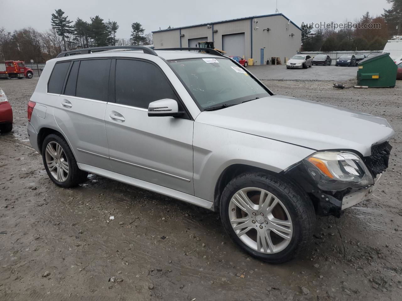 2013 Mercedes-benz Glk 350 4matic Silver vin: WDCGG8JB5DG106797