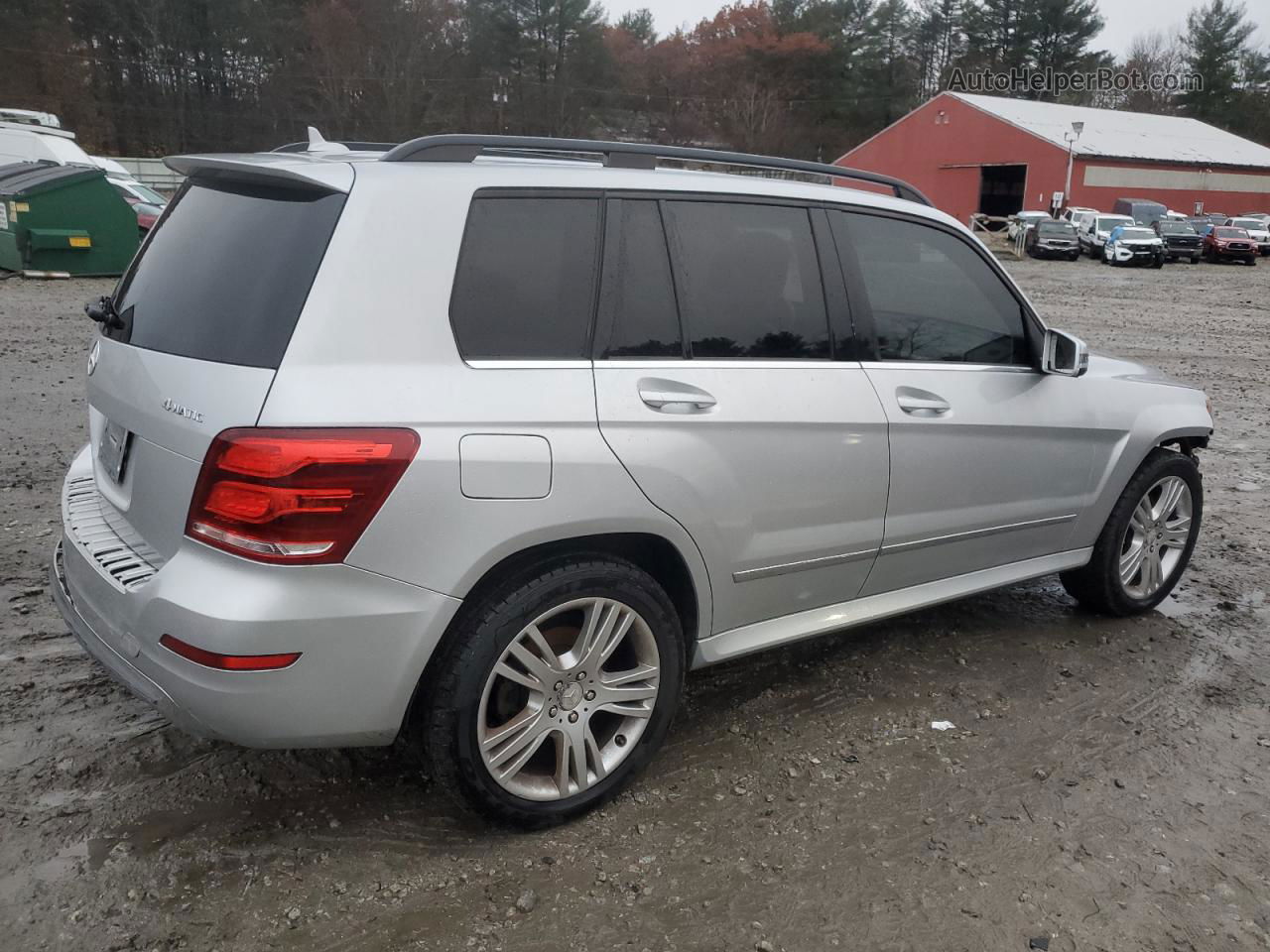 2013 Mercedes-benz Glk 350 4matic Серебряный vin: WDCGG8JB5DG106797